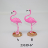 Wholesale Polyresin Pink Flamingo Figurine Decor Resin Flamingo Statue