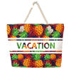 Custom Logo Printing Canvas Beach Tote Bag Guam Souvenir Beach Bags