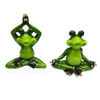 Custom Tourist Souvenir Resin Frog Figurine Polyresin Frog Snow Globe