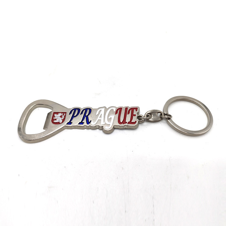 Wholesale Zinc Alloy Tourist Souvenir Letter Custom Enamel Bottle Opener