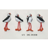 Wholesale Custom Resin Iceland Norway Canada Scotland Bird Souvenir Puffin Fridge Magnet