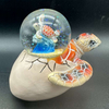 Custom Logo Florida Beach Souvenir Resin Turtle Water Globe Turtle Egg Snow Globe