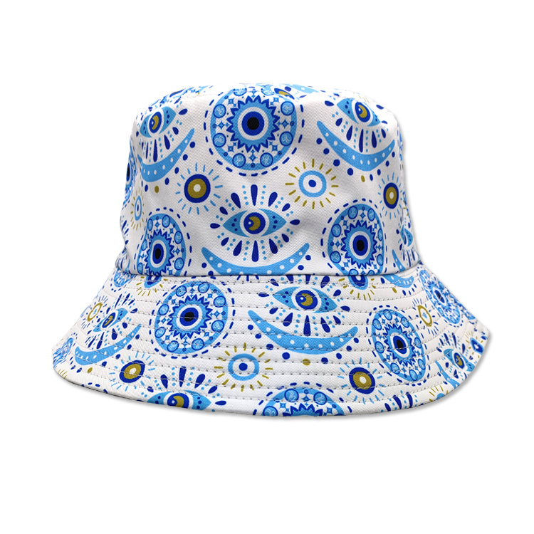 Custom Full Printing Fisherman Hat Tourist Souvenir New York Bucket Hat