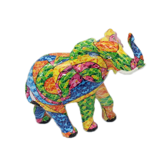 Wholesale Art Home Decor Polyresin Animal Statue Big Elephant Statue