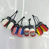 Customized Logo Country Flag Printing Tourist Souvenir Mini Boxing Glove Custom Boxing Glove Keychain