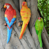 Home Garden Wall Decor Resin Parrot Statue