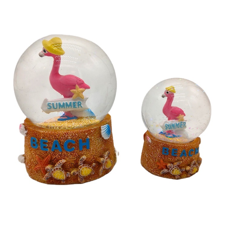 Cartoon Kids Gift Glass Snow Ball Souvenir Gift Resin Snowball