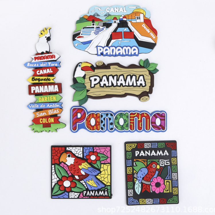 Customized Logo Shaped Travel Gift PVC Refrigerator Magnet Tourist Souvenir Rubber PVC Fridge Magnet