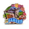 Custom Logo Mexico Wood Fridge Magnet Mexican Cancun Beach Souvenir Magnets