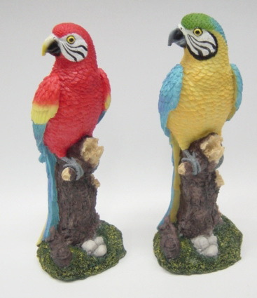 Custom Resin Bird Figurine Parrot Statue for Home Decor