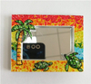 Custom Qatar Souvenir Resin Mirror Fridge Magnet