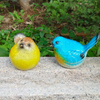 Garden Balcony Flower Pot Decorations Artificial Resin Bird Statue