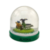 Customized Plastic Acrylic Photo Frame Snow Globe with Picture Insert