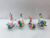 Custom Cute Polyresin Cartoon Figurine Birthday Gift Resin Unicorn Statue