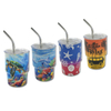 Custom Logo Whiskey Shot Glass Tumbler Stainless Steel 3oz Mini Tumbler With Straw