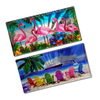 Metallic Imprint Epoxy Aluminum Foil Fridge Magnet Florida Beach Scene Souvenir Foil Magnet