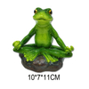 Wholesale Animal Creative Home Decor Funny Yoga Frog Statue Resin Frog Figurine