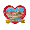 Custom Logo Design Resin Printed Vintage Cat Budva Kotor Montenegro Souvenir Fridge Magnet