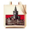Custom Logo Design Printed Canvas Warsaw Krakow POLSKA Souvenir Bag Poland Tote Bag