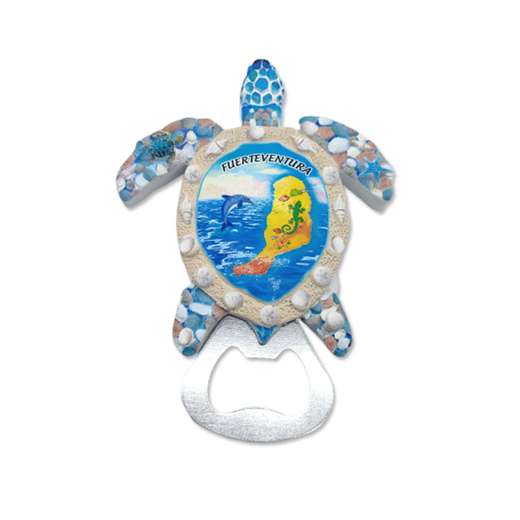 Custom Logo Printed Travel Gift Resin Magnet Beach Seaside Saranda Albania Souvenir Fridge Magnet