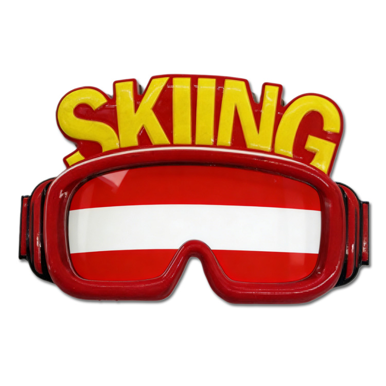 Custom Logo Printing Winter Skiing Resin Obertauern Austria Souvenirs Fridge Magnet