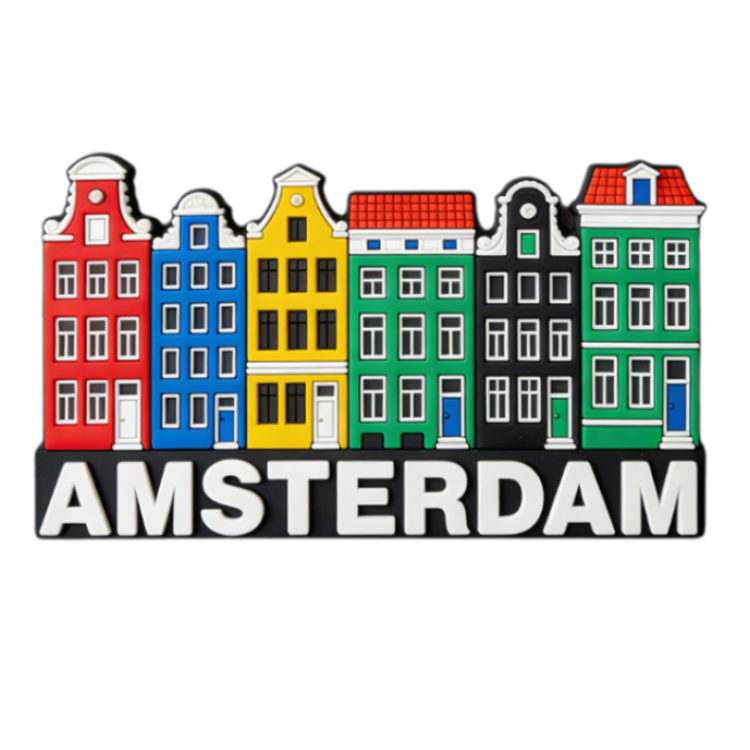 Factory Custom Design 3D Montreal Canada Souvenir PVC Fridge Magnet