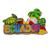 Custom logo Letter Shaped Colombia Ecuador Souvenirs Fridge Magnet
