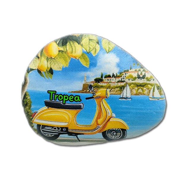 Custom Logo 3d Printing Napoli Italy Travel Souvenir Refrigerator Magnet Tropea Fridge Magnet