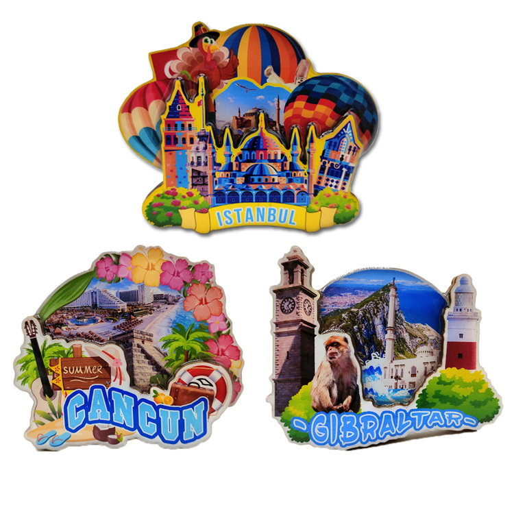 Factory Custom Logo Shaped Halloween Gift Epoxy Wooden Pumpkin Halloween Fridge Magnet