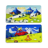 Custom Logo Melamine Resin Green Grass Snow Mountains Sheep Design Switzerland Souvenir Fridge Magnet Grindelwald Magnet