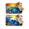 Factory Custom Logo Epoxy Wood Crab Magnet Australia Beach Souvenir Fridge Magnet
