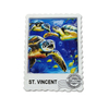 Custom Logo Resin Caribbean Beach Souvenir Antilles Island Saint Vincent St.Vincent Souvenir Fridge Magnet