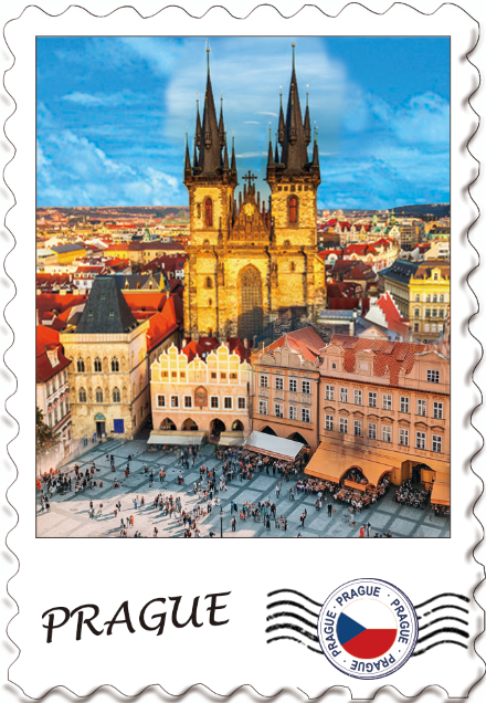 Resin Travel Gift Praha Czech Republic Prague Souvenir Fridge Magnet