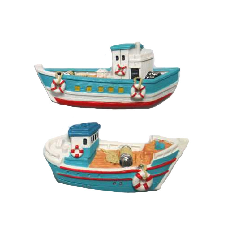 Custom Nautical Craft Tourist Souvenir Resin Boat Fridge Magnet