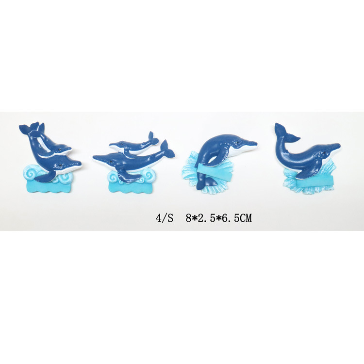 Custom Resin Nautical Sea Animal Souvenir Whale Fridge Magnet