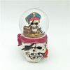 Customized Resin Pumpkin Skull Halloween Snow Globe for Holiday Decor