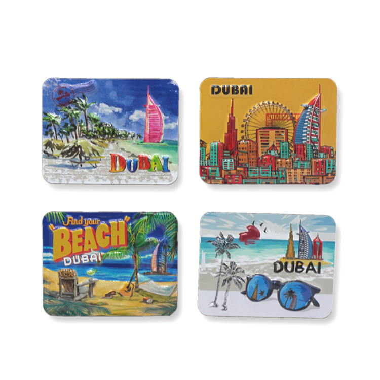 Wholesale Custom Embossed Printing Tourist Souvenir EVA Foam Fridge Magnet