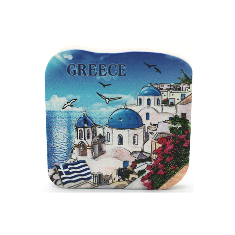 Wholesale Resin Country City Souvenir Crete Greece Souvenir Fridge Magnet