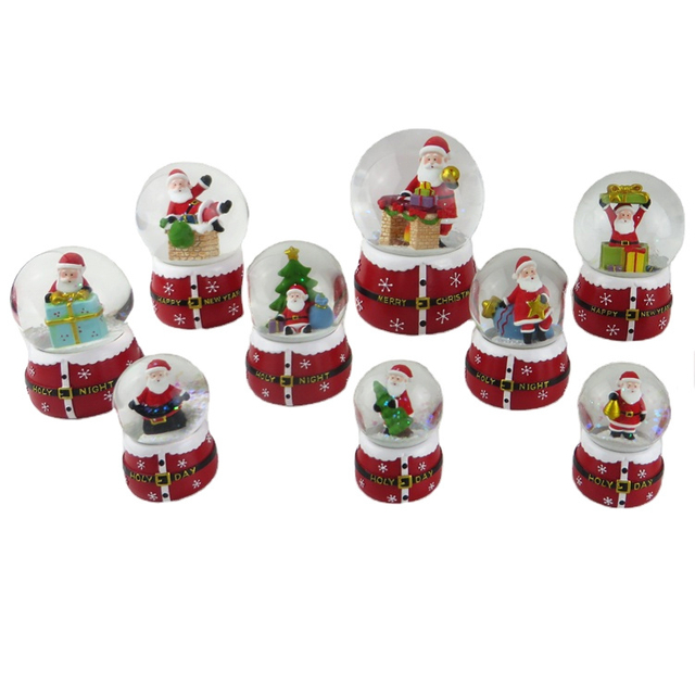 Wholesale Christmas Snow Water Globe Crystal Christmas Snowglobe