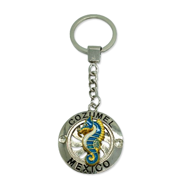 Factory Custom Metal Beach Tourism Gift Mazatlan Mexico Souvenir Keychain