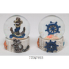 Wholesale Custom Resin Souvenir Nautical Ocean Boat Sailboat Anchor Lighthouse Snow Globe