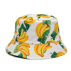 Wholesale Fruit Printed Unisex Summer Foldable Pineapple Banana Bucket Hats