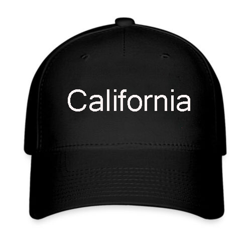 Custom 3D Embroidered Logo Travel Souvenir California Baseball Cap