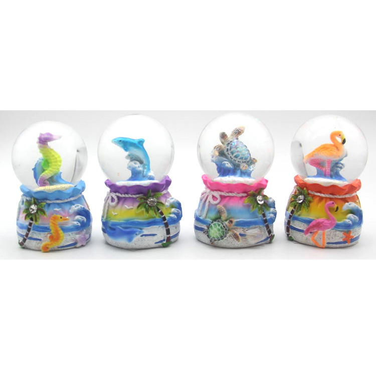 Factory Custom Logo Resin Dodo Madagascar Mauritius Reunion Island Souvenir Snow Globe