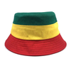 Custom Logo Printing Cotton Red Yellow Flag Color Souvenir Spain Bucket Hat