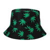 Custom Printed Fashion Fisherman Cap Jamaica Leaf Weed Bucket Hats