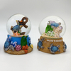 Custom Logo Resin Turtle Water Globe Beach Souvenir Snow Globe with Turtle