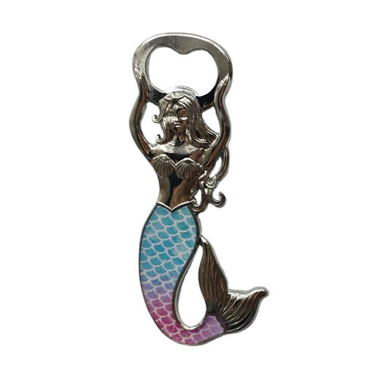 Custom Shaped Nautical Animal Souvenir Zinc Alloy Seahorse Bottle Opener