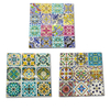 Factory Price Custom European Portugal Turkey Square Ceramic Lemon Coaster