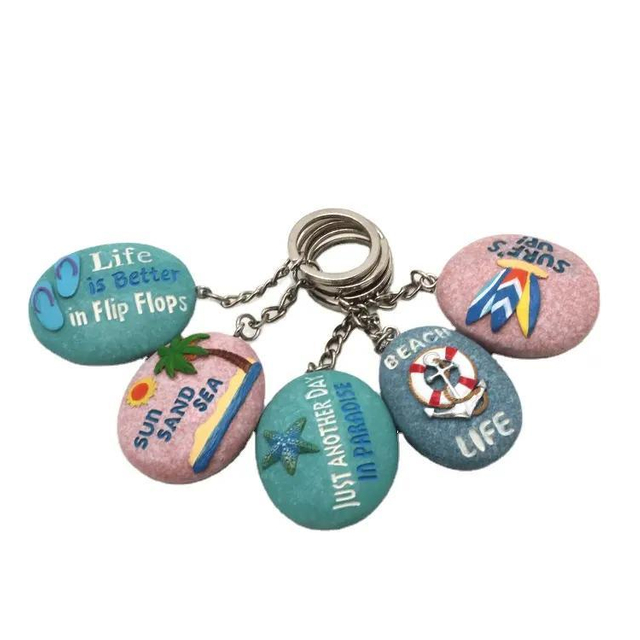 Llaveros De Resina Custom Logo Souvenir Resin Keychain